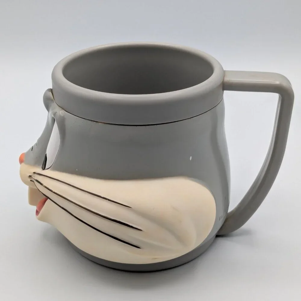Warner Bros. Looney Tunes Bugs Bunny 3D Promotional Mug 1992 Vintage